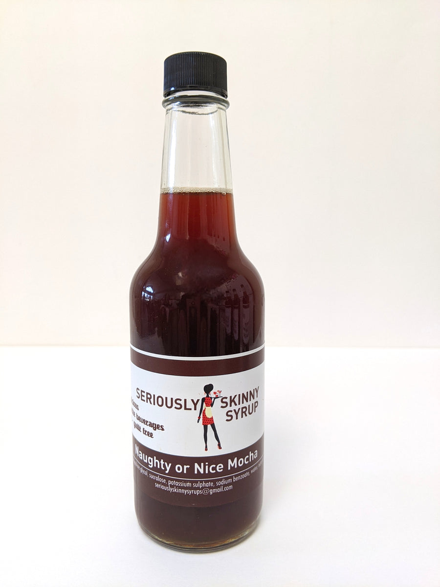 Naughty or Nice Mocha Skinny Syrup - Seriously Chocolate Tea